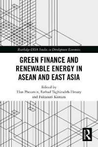 Green Finance and Renewable Energy in ASEAN and East Asia (Routledge-eria Studies in Development Economics)