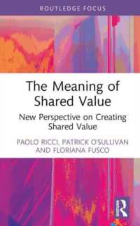 The Meaning of Shared Value : New Perspective on Creating Shared Value (Routledge Frontiers of Political Economy)