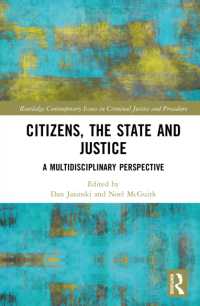 Citizens, the State and Justice : A Multidisciplinary Perspective (Routledge Contemporary Issues in Criminal Justice and Procedure)