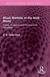 Stock Markets of the Arab World : Trends, Problems, and Prospects for Integration (Routledge Revivals)