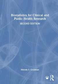 Biostatistics for Clinical and Public Health Research （2ND）