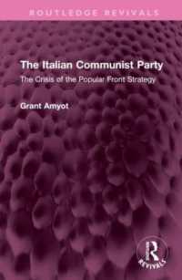The Italian Communist Party : The Crisis of the Popular Front Strategy (Routledge Revivals)
