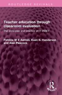 Teacher education through classroom evaluation : The principles and practice of IT-INSET (Routledge Revivals)