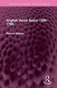 English Verse Satire 1590-1765 (Routledge Revivals)
