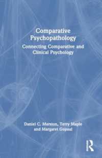 Comparative Psychopathology : Connecting Comparative and Clinical Psychology