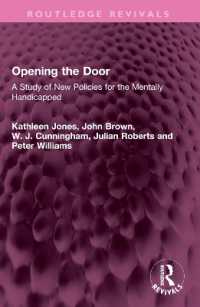 Opening the Door : A Study of New Policies for the Mentally Handicapped (Routledge Revivals)