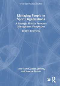 Managing People in Sport Organizations : A Strategic Human Resource Management Perspective (Sport Management Series) （3RD）