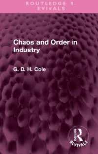 Chaos and Order in Industry (Routledge Revivals)