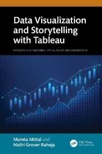 タブローを用いたデータ視覚化とストーリーテリング<br>Data Visualization and Storytelling with Tableau (Innovations in Multimedia, Virtual Reality and Augmentation)