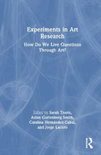 Experiments in Art Research : How Do We Live Questions through Art?