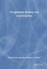 Occupational Hearing Loss, Fourth Edition （4TH）