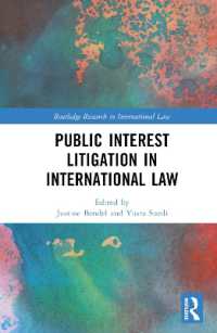 Public Interest Litigation in International Law (Routledge Research in International Law)