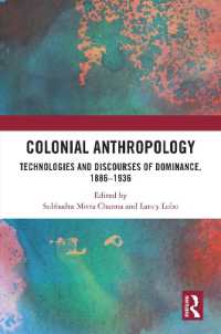 植民地主義の人類学<br>Colonial Anthropology : Technologies and Discourses of Dominance, 1886-1936