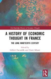 A History of Economic Thought in France : The Long Nineteenth Century (The Routledge History of Economic Thought)