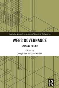 Web3 Governance : Law and Policy (Routledge Research in the Law of Emerging Technologies)