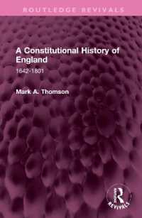 A Constitutional History of England : 1642-1801 (Routledge Revivals)