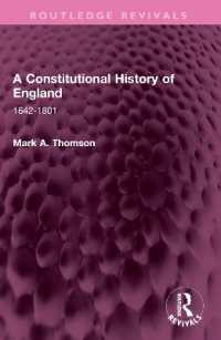 A Constitutional History of England : 1642-1801 (Routledge Revivals)