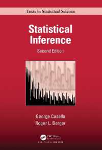 統計的推論（テキスト・第２版）<br>Statistical Inference (Chapman & Hall/crc Texts in Statistical Science) （2ND）