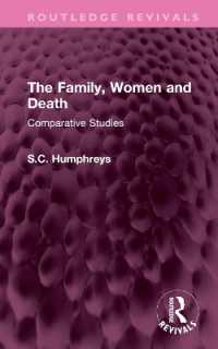 The Family, Women and Death : Comparative Studies (Routledge Revivals)