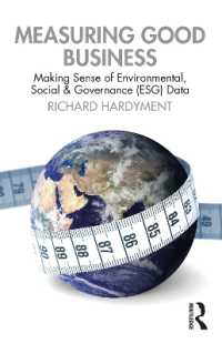 企業のESG達成度測定のためのデータ分析<br>Measuring Good Business : Making Sense of Environmental, Social and Governance (ESG) Data