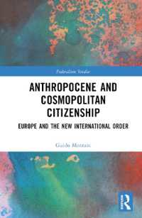 Anthropocene and Cosmopolitan Citizenship : Europe and the New International Order (Federalism Studies)