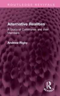 Alternative Realities : A Study of Communes and their Members (Routledge Revivals)