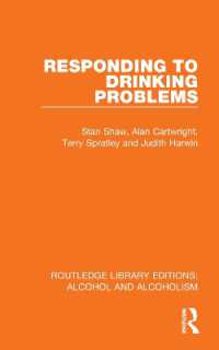 Responding to Drinking Problems (Routledge Library Editions: Alcohol and Alcoholism)
