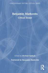 Benjamin Markovits : Critical Essays (Contemporary Writers)
