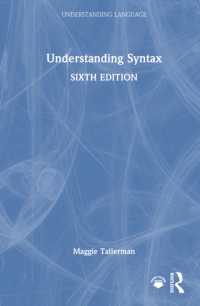 統語論を理解する（第６版）<br>Understanding Syntax (Understanding Language) （6TH）
