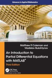 An Introduction to Partial Differential Equations with MATLAB (Advances in Applied Mathematics) （3RD）