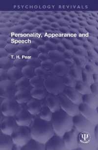Personality, Appearance and Speech (Routledge Revivals)