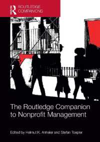 ラウトレッジ版　NPO経営必携<br>The Routledge Companion to Nonprofit Management (Routledge Companions in Business, Management and Marketing)