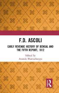 F.D. Ascoli : Early Revenue History of Bengal and the Fifth Report, 1812