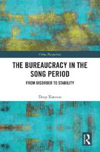 The Bureaucracy in the Song Period : From Disorder to Stability (China Perspectives)
