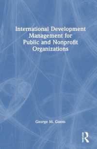 International Development Management for Public and Nonprofit Organizations