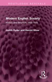 Modern English Society : History and Structure 1850-1970 (Routledge Revivals)