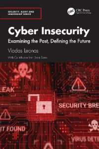 Cyber Insecurity : Examining the Past, Defining the Future (Security, Audit and Leadership Series)