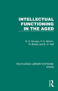 Intellectual Functioning in the Aged (Routledge Library Editions: Aging)