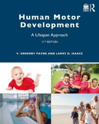 人体運動発達（第１１版）<br>Human Motor Development : A Lifespan Approach （11TH）