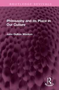 Philosophy and Its Place in Our Culture (Routledge Revivals)