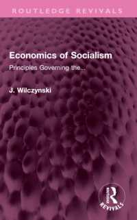 Economics of Socialism : Principles Governing the... (Routledge Revivals)