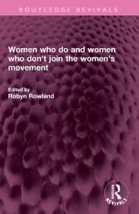 Women who do and women who don't join the women's movement (Routledge Revivals)