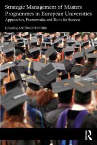 Strategic Management of Masters Programmes in European Universities : Approaches, Frameworks and Tools for Success