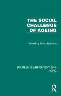 The Social Challenge of Ageing (Routledge Library Editions: Aging)