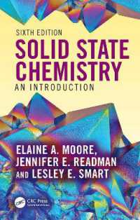 入門固体化学（テキスト・第６版）<br>Solid State Chemistry : An Introduction （6TH）