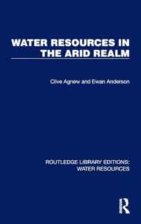 Water Resources in the Arid Realm (Routledge Library Editions: Water Resources)