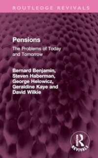 Pensions : The Problems of Today and Tomorrow (Routledge Revivals)