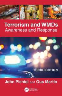 テロリズムと大量破壊兵器（第３版）<br>Terrorism and WMDs : Awareness and Response （3RD）