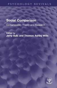 Social Comparison : Contemporary Theory and Research (Psychology Revivals)