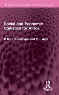 Social and Economic Statistics for Africa : Their Sources, Collection, Uses and Reliability (Routledge Revivals)